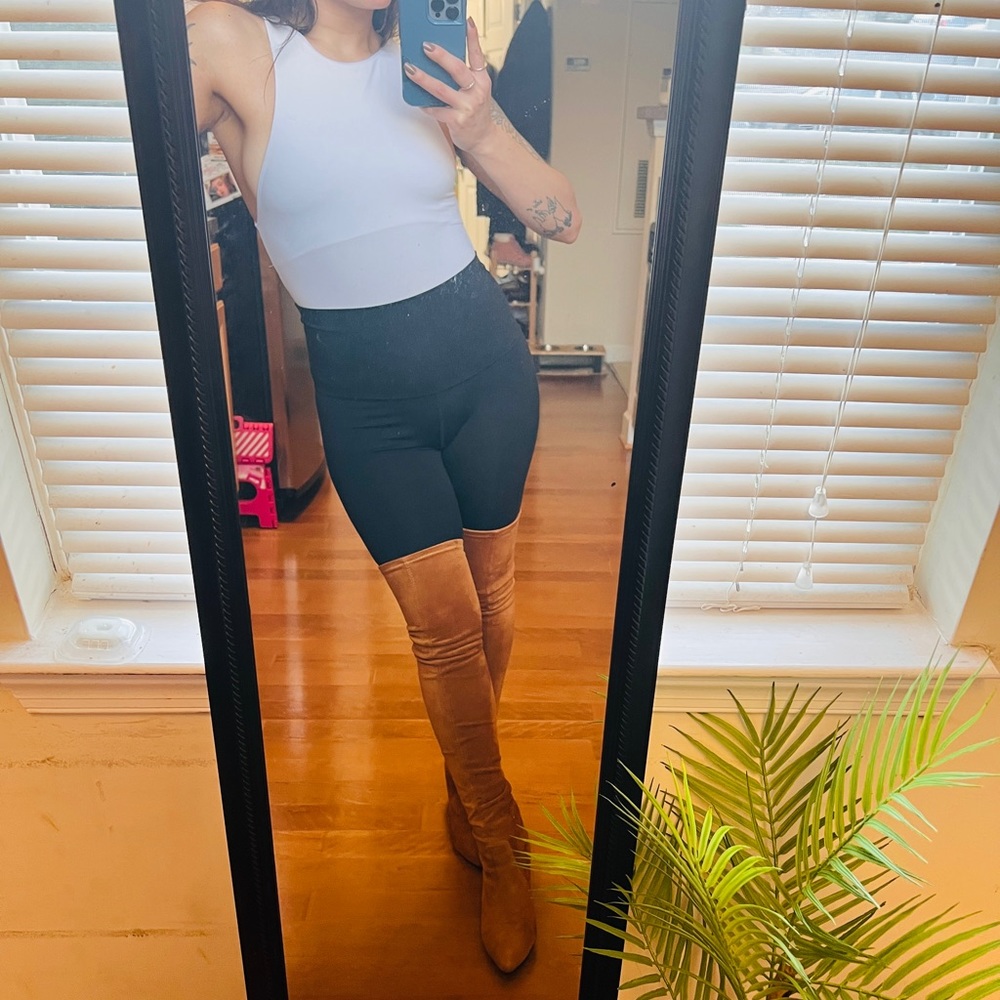 🚫SOLD🚫 Italian Suede Leather Over The Knee Boots - Picture 11 of 12